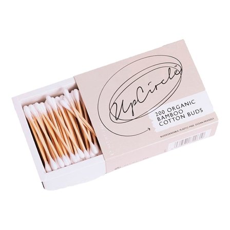 UpCircle Organic Bamboo Cotton Buds 200 stk., Skincare, Tilbehør Til Ansigtsrens, Vatpinde