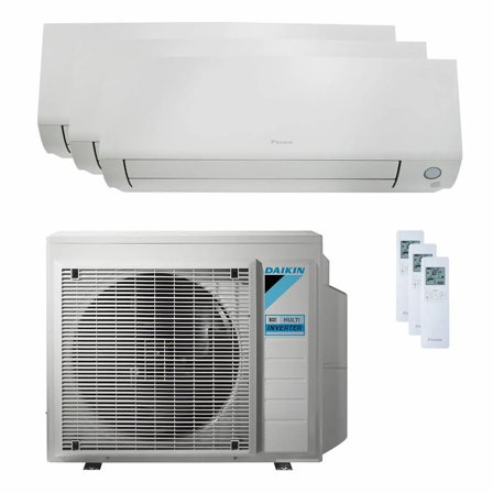 Condizionatore Daikin Perfera All Seasons trial split 7000+7000+7000 BTU inverter A+++ wifi unità esterna 5 kW