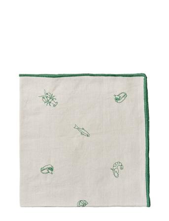Sea Serviet Home Textiles Kitchen Textiles Napkins Cloth Napkins Green Broste Copenhagen