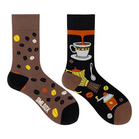 5 par Många stilar av AB-strumpor asymmetriska kreativa trendiga strumpor roliga par mandarinanka färgade mellanhöga strumpor