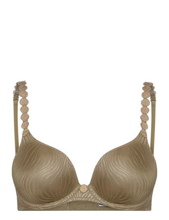 Padded_Bra_Heartshape Lingerie Bras & Tops Push Up Bras Grøn Marie Jo