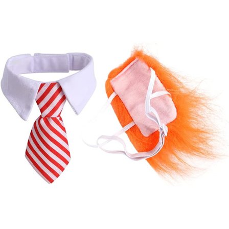 Halloween kjæledyr rekvisita parykk samling justerbar katt dekorasjon (