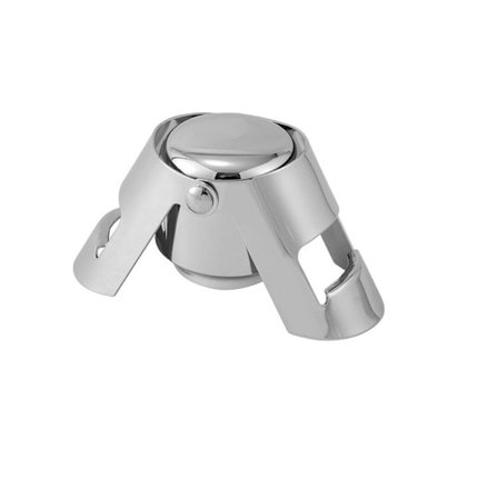 Champagne-kork, 3-delad flaskkork i rostfritt stål för mousserande v