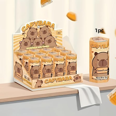 Et Capybara-biltilbehør, telefonklistremerke, skrivebordsdekorasjon, bilpynt og en morsom gave - flott som gave!