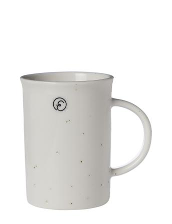Small Mug Porcelain,D5,5 H7,5 Vanilla Home Tableware Cups & Mugs Coffee Cups Creme ERNST*Betinget Tilbud