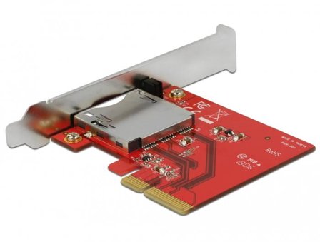 Delock PCI Express > 1x external CFexpress slot - kortleser - PCI Express x4 3.0