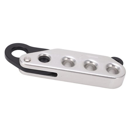 Klatrebrems i luftfartsaluminium med manuell kontroll, ergonomisk for fjellklatring, steinbrems for arbeid i høyden