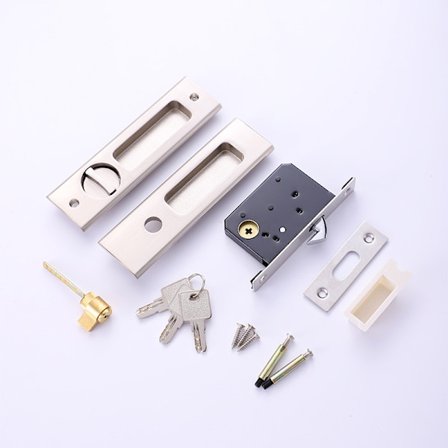 Skyvedørs Mortise Lås Håndtak Usynlig Innsenkbar Håndtak Lås