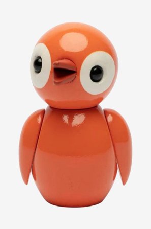 Spring Copenhagen - Puinen koriste Spring Birds 6,5 cm 6,5 cm - Oranssi - Koriste-esineet - - Homeroom
