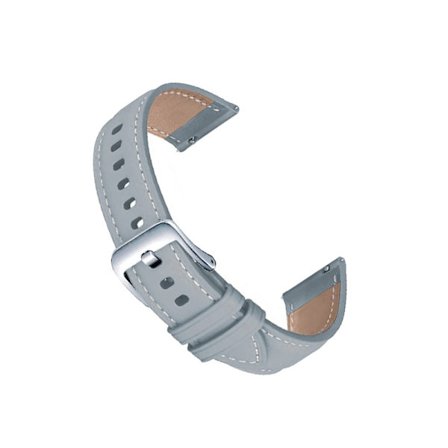 Klockarmband - Svart (Silverspänne) - 20mm