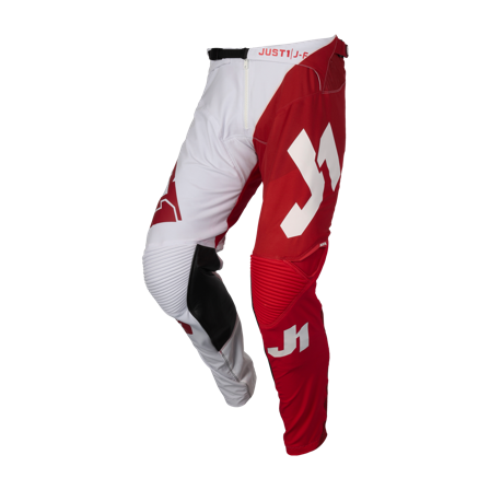 Pantaloni Cross Just1 J-Flex Shape Rosso-Bianco 30