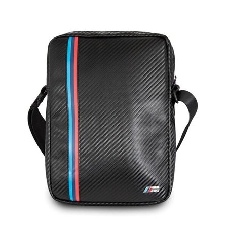 BMW BMTB8MCPBK Tablettväska 8" svart/svart Carbon / Tricolor Stripe