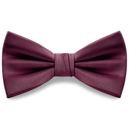 Crimson Pre-Tied Satin Bow Tie for Men - Pre-tied bow ties