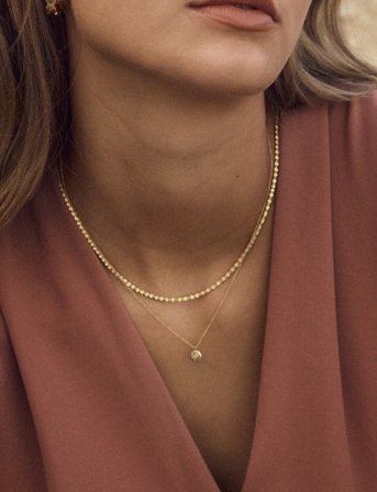 Edblad Tinsel Thin Necklace - Gold - ONE SIZE