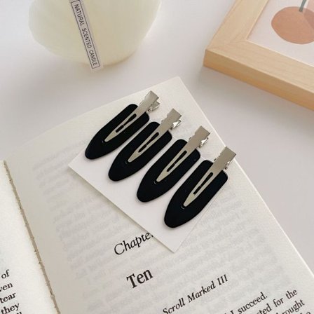 Hårklämmor utan böjning, lockklämmor, hårklämmor utan veck för smink