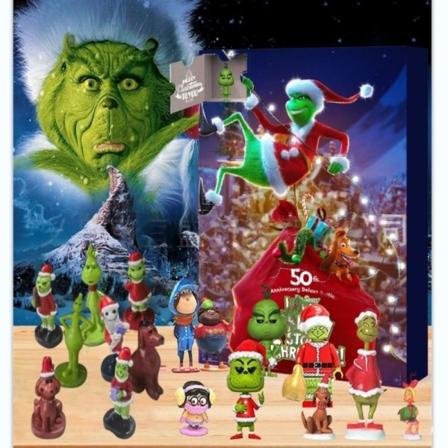 Julkalender med Blindbox - Grinch Julkalender