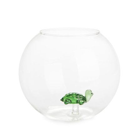 Balvi Vase Atlantis Round - Green Turtle