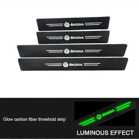 Ny Bil Dørterskelbeskytter Anti-ripe Dørterskelbeskytter Kompatibel med Biltilbehør fast-WELLNGS