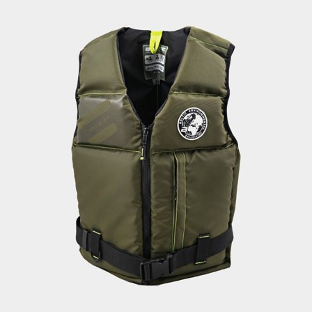 Kamizelka żeglarska Baltic Mist E.I 50N, oliwkowa, Small (40 - 50 kg) - Jachtowa