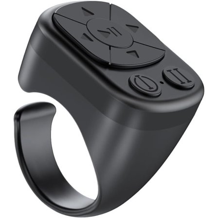 TikTok Ringfjernkontroll – Bluetooth-fjernkontroll for iPhone og iPad, Kameraknapp, Video og Musikk, Kompatibel med iOS og Android