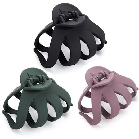 3PCS Hair Claws Hairdressing Hair Jaw Grip