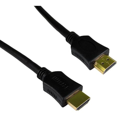 (5-PACK) HDMI-kabel 2 meter 4K 60 Hz HDR & 3D-stöd med guldpläterade kontakter svart 2 m (PS5/PS4/XBOX/SAMSUNG)