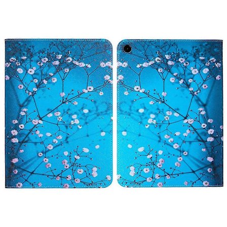 Färgglatt Design Läderfodral för Samsung Galaxy Tab A9+ Surfplatta