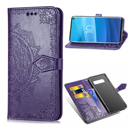 Mandala Samsung Galaxy S10 Flip case - Lilla