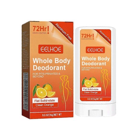 Långvarig Naturlig Kroppsdeodorant Sticka - Portabel, Lättanvänd Anti-Perspirant Balsam med Havrestärkelse, Aloe Vera & Lera för Fräschör & Lukt E 