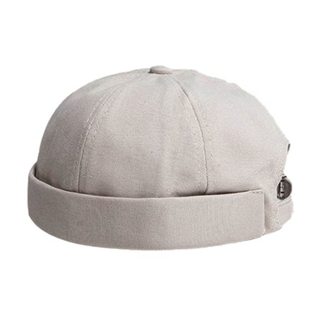 Miki Hat Caps Rolled Screen Hat Beanie Docker Soutar Mot - Beige