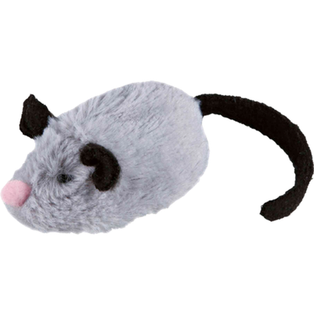 Trixie - Active-Mouse Plysj jaktinstinkt grå 8 cm - Katt - Katteleker & viftepinner - Mus og lekemus - ZOO.no