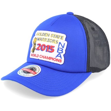 Mitchell & Ness - Golden State Warriors Championship Blue Trucker Trucker Blue Cap - NBA @ Hatstore