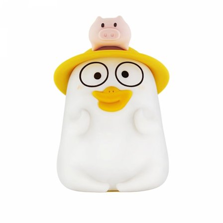 (Khaki) Paipa Anka Silikon Nattlampa Sovrum Sängbord Söt Prydnad