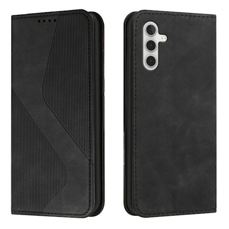 SAM A16 4G/5G, S-formet etui, flip-deksel (svart)