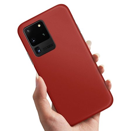 Samsung Galaxy S20 Ultra - Cover/Mobilcover Mørkrød
