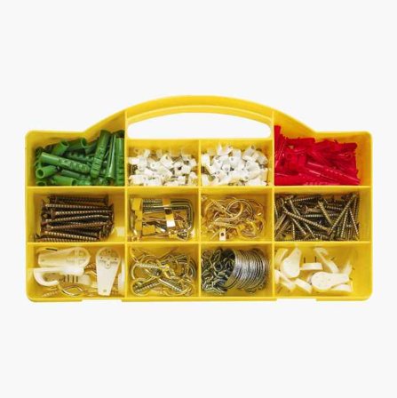 Krok- och fästsats 335 delar - Biltema