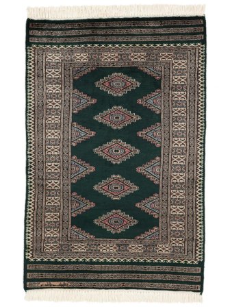 Pakistan Bokhara 3Ply Rug 80X118 Black/Brown Wool, Pakistan