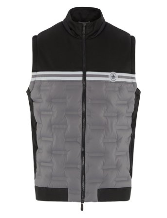Original Penguin Golf | Quilted Mixed Dmedia 80 ́S ́block Vest | XXL