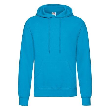 Fruit Of The Loom Herr Hoodie / Tröja XL Azure Blue