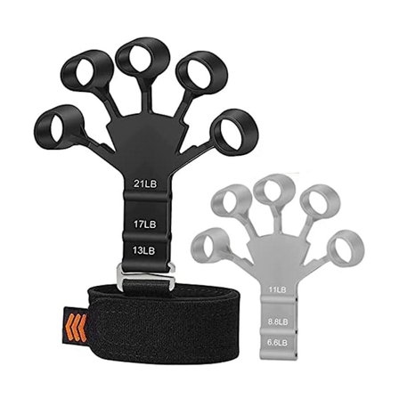 2 stk Fingerstyrkeforsterker, grepstyrketrener, håndgrepstyrkeforsterker, håndøvelser for styrke