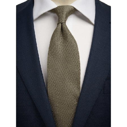 John Henric Grenadine Tie Accessoarer Herr Grön 7,5