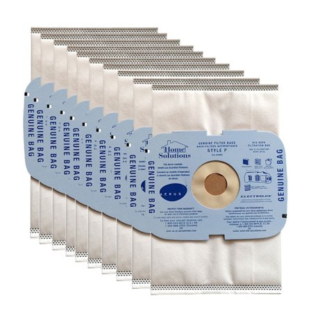 10-pack dammsugarpåsar i non-woven material kompatibelt med Electrolux Style-P dammsugare, effektiv dammuppsamling