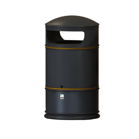Hykab Carl Avfallsbeholder rund, 100 l, Lager & miljø