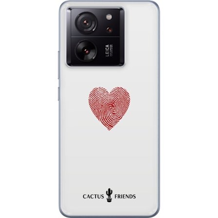 Yhteensopiva Puhelinkuori Xiaomi Xiaomi 13T Pro Cactus and Friends - Fingerprint Love