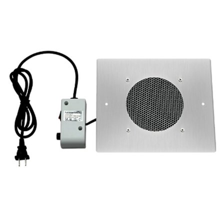 Indbygget negle støvsuger 60W Kraftfuld lav støj negle vakuumsuger med støvposer Sølv 220V