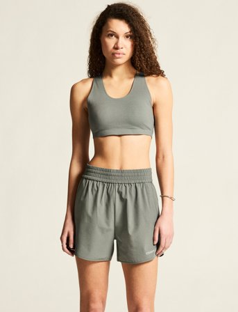 Craft Collective Padded Sports Bra W - Khaki green - S