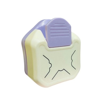 Hjørneafrundingspunch 3-vejs hjørneskærer LILLA HVID LILLA