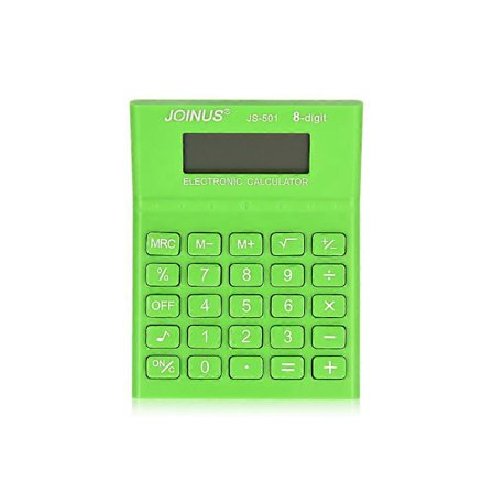 Videnskabelig lommeregner til matematik eksamen, batteridrevet til folkeskole-/gymnasieelever, grøn