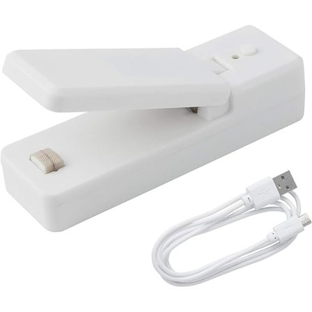 Återförslutningsbar påssvetsmaskin, bärbar handhållen minivärmare för snacks, kex, vakuumförvaring av livsmedel