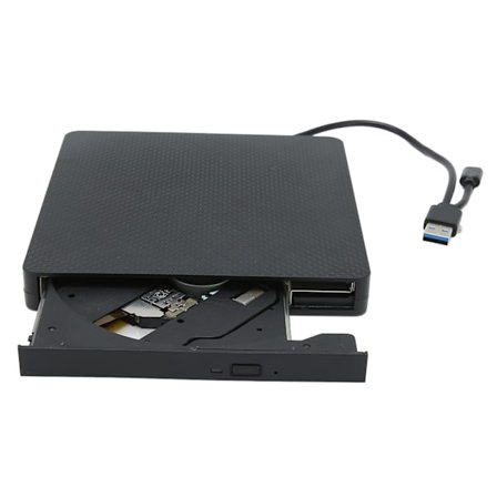 Ekstern CD DVD-stasjon 5 Gbps USB 3.0 Type C CD DVD RW-stasjon for bærbar PC stasjonær PC for Windows for Linux for OS X
